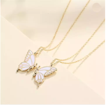 Best Friend, Mother & Daughter Butterfly Pendants